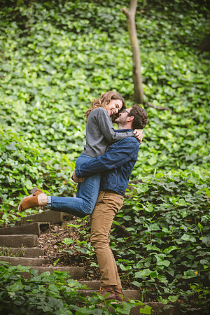 Berkeley Rose Garden Engagement