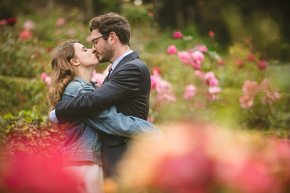 Berkeley Rose Garden Engagement
